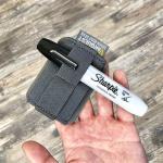 Product Description: STICKY PANEL upgrades any loop lined surface with admin organization. Thisdurable and grippy Hypalon combined with Maximizer elastic webbing offers secure retention. With a hook fastener backing that secures to any loop surface, you can retain tools like flashlights, pocket knives, multi-tools, pens, markers etc.</br></br>Specs</br></br>Net Weight: 0.6 ounces | 17 grams</br>Dimensions: 2” H x 3” W</br>Ultra-durable & grippy Hypalon® rubber composite material (resistant to heat, chemicals and UV)</br>Elastic 1” & 2” webbing provides secure retention of items</br>Hook fastener sewn on backside, attaches onto any loop-sided surface</br>Maximizer webbing retains flashlights, pocket knives, multi-tools, pens, markers etc.</br>Finished with high tensile strength bonded nylon thread.</br> Vanquest Sticky Panel