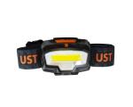 Product Description: Bright, powerfullight up to 450 lumens</br>Long-lasting40 hour battery life on low setting</br>Red SOS modefor emergency use</br>Water-Resistant IPX4environmental protection rating</br>Readily availableAAA-size battery power source</br> UST Brand Brila 450 LED Headlamp