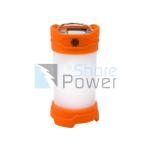 Product Description: The Brila Recharge Lantern, Orange is compact, bright, and versatile. This innovative lantern is USB rechargeable, featuring a magnetic base and a recessed hanging hook. It doubles as a power bank so you can charge your phone and other mobile devices on the go. The included USB cord makes charging the lantern easy, allowing you to travel battery and fuel free.</br></br>Specs</br></br>Best Use</br>Camping</br></br>Lantern Type</br>Electric</br></br>Bulb Type</br>LED</br></br>Bulb Detail</br>White / red LED</br></br>Max Light Output (Lumens)</br>220 lumens</br></br>Average Run Time</br>75 hours</br></br>Batteries</br>Rechargeable lithium ion</br></br>Rechargeability</br>Rechargeable</br></br>Material(s)</br>Unavailable</br></br>Dimensions</br>2 x 4 inches</br></br>Weight</br>5.3 ounces</br> UST Brand Brila Recharge Lantern with Power Bank