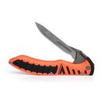 Product Description: *Must be 18 years or older to purchase*</br></br>The Havalon Forge was built to give users a grip that is unmatched by any other Havalon. The rubberized handle is the first of its kind featuring the Quik-Change removable blade system. With a more advanced tread and a large finger guard the Havalon Forge will give users more control than ever before.</br></br>● 6 additional stainless steel #60A blades, 2-3/4"</br>● ABS polymer handle with non-slip TPR rubber grip covering.</br>● Overall length 7-7/8"</br>● Ambidextrous thumb studs</br>● Liner-lock construction</br>● Nylon holster included</br>● Fits all styles of Piranta Blades</br> Havalon Forge