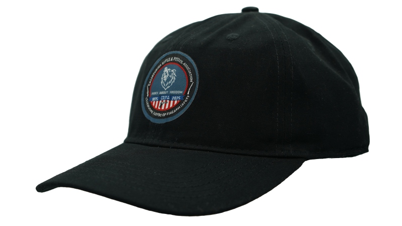 Product Description: Make sure to get your limited edition CRPA hat celebrating 150 years of fighting for your rights in California. The fully adjustable hat comes inblackwith the150th logo celebrating our past and future as gun owners. This is alimited edition item and will only be available for a short time.</br> CRPA 150th Anniversary- Limited Time Ball Hat