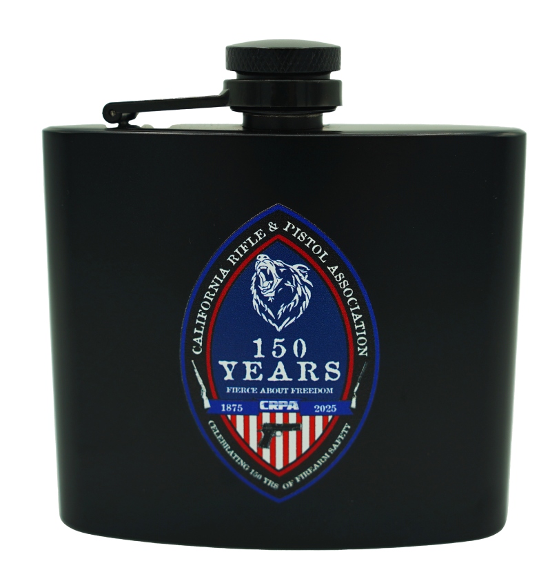 Product Description: 150th Anniversary Flask</br> CRPA 150th Anniversary Flask